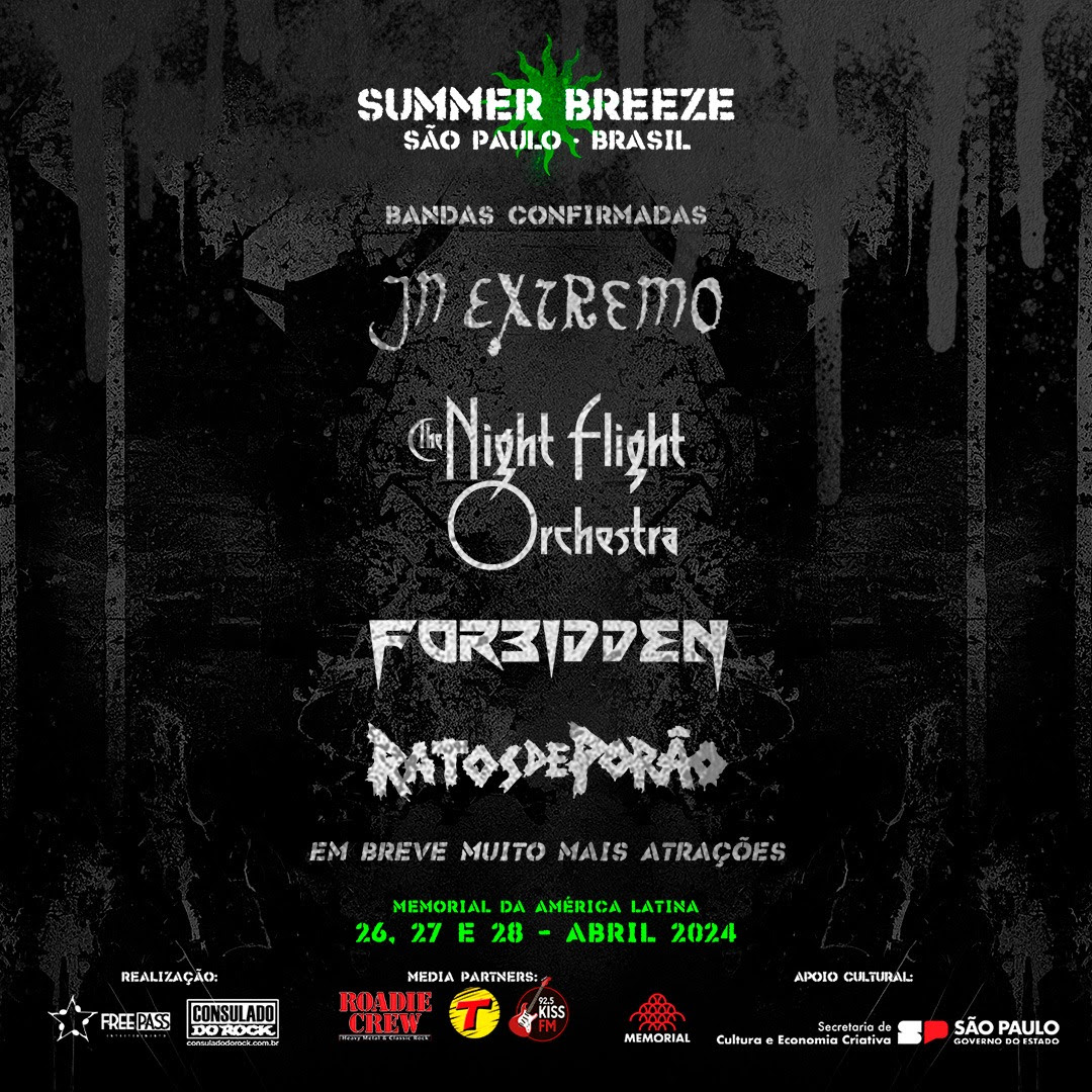 Summer Breeze Brasil 2024: Novos nomes confirmam participação na segunda  edição do festival – Heavy Metal Online
