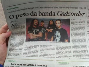 Godzorder: Entrevista para o Jornal de Jundiaí!