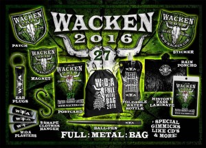 Wacken já tem merchandising do festival 2016.