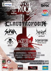 Berti Rock Festival: com entrada franca, segunda edição do evento acontece domingo