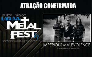 Imperious Malevolence: confirmado como headliner do “Laguna Metal Fest VI”