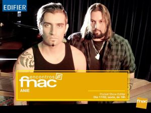 ANIE: confirmado show gratuito na FNAC Paulista em São Paulo