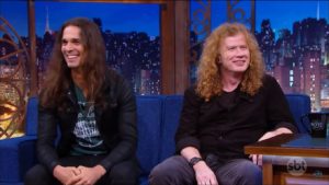 Kiko Loureiro e Dave Mustaine: veja entrevista no programa “The Noite”, com Danilo Gentili