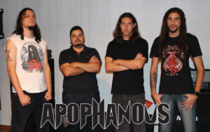 Apophanous: Confira entrevista ao site Chama do Metal