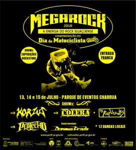 Com entrada gratuita e grandes atrações, Megarock começa nesta sexta-feira (13)