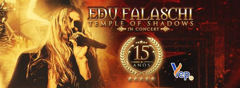 Edu Falaschi: vocalista traz TEMPLE OF SHADOWS IN CONCERT para Belo Horizonte. Saiba tudo sobre o show!