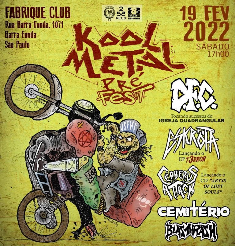 Kool Metal Pré-Fest de fevereiro terá shows especiais de DFC, Eskröta e mais três bandas