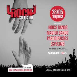 Show Beneficente Rock Solidário flyer