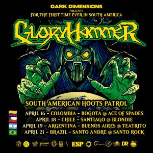 Gloryhammer flyer tour