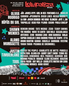 Lollapalooza flyer 2025