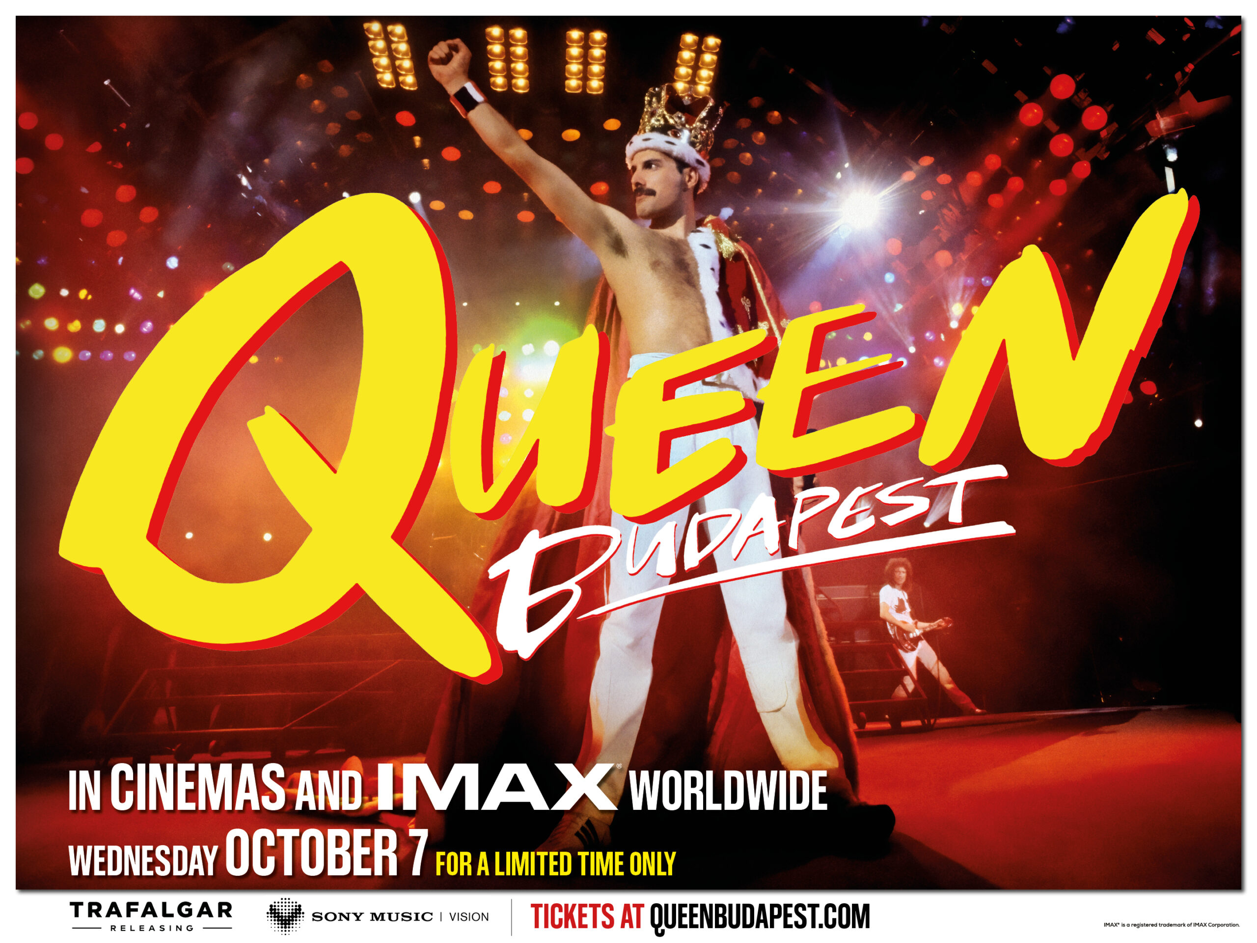 Queen Budapest, apresentado pela Sony Music Vision, chega aos cinemas e IMAX® via Trafalgar Releasing