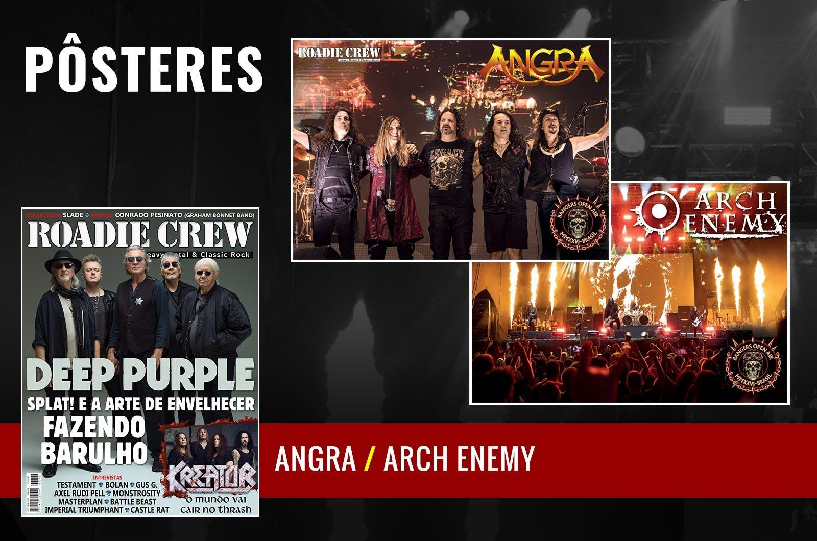Roadie Crew celebra os headliners do Bangers Open Air 2026 com pôsteres especiais da nova edição