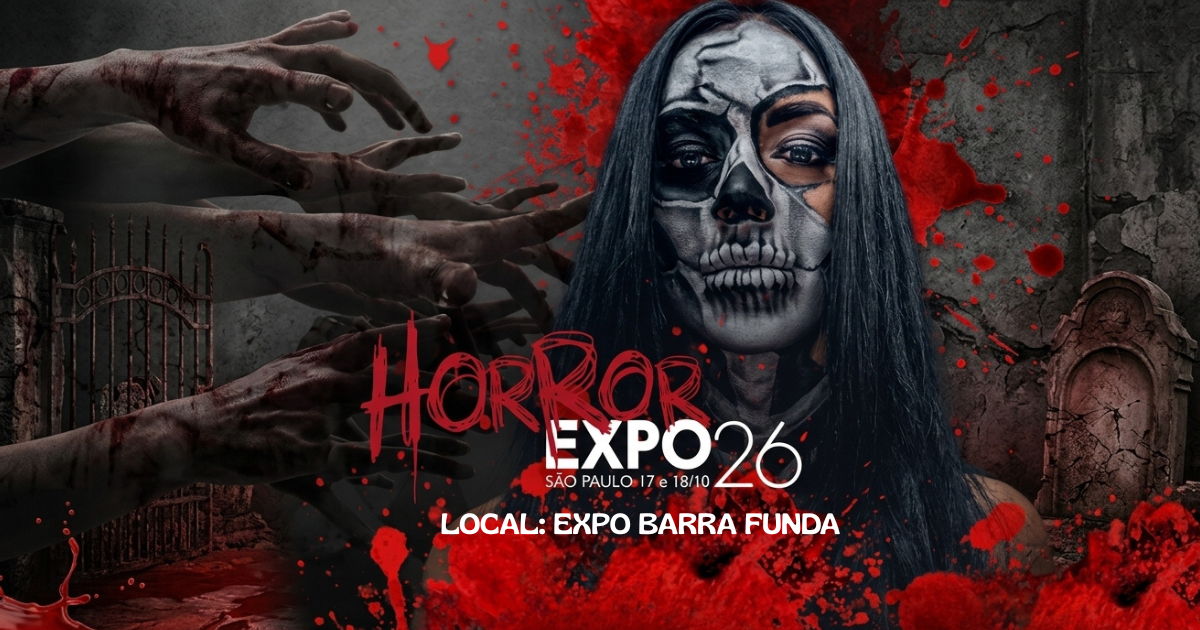 HORROR EXPO BRASIL 2026 divulga horários da programação dos dias 17 e 18 de outubro