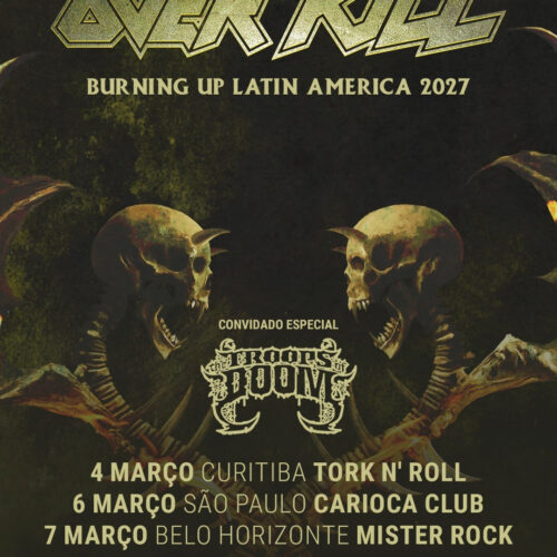 Overkill no Brasil – 3 datas