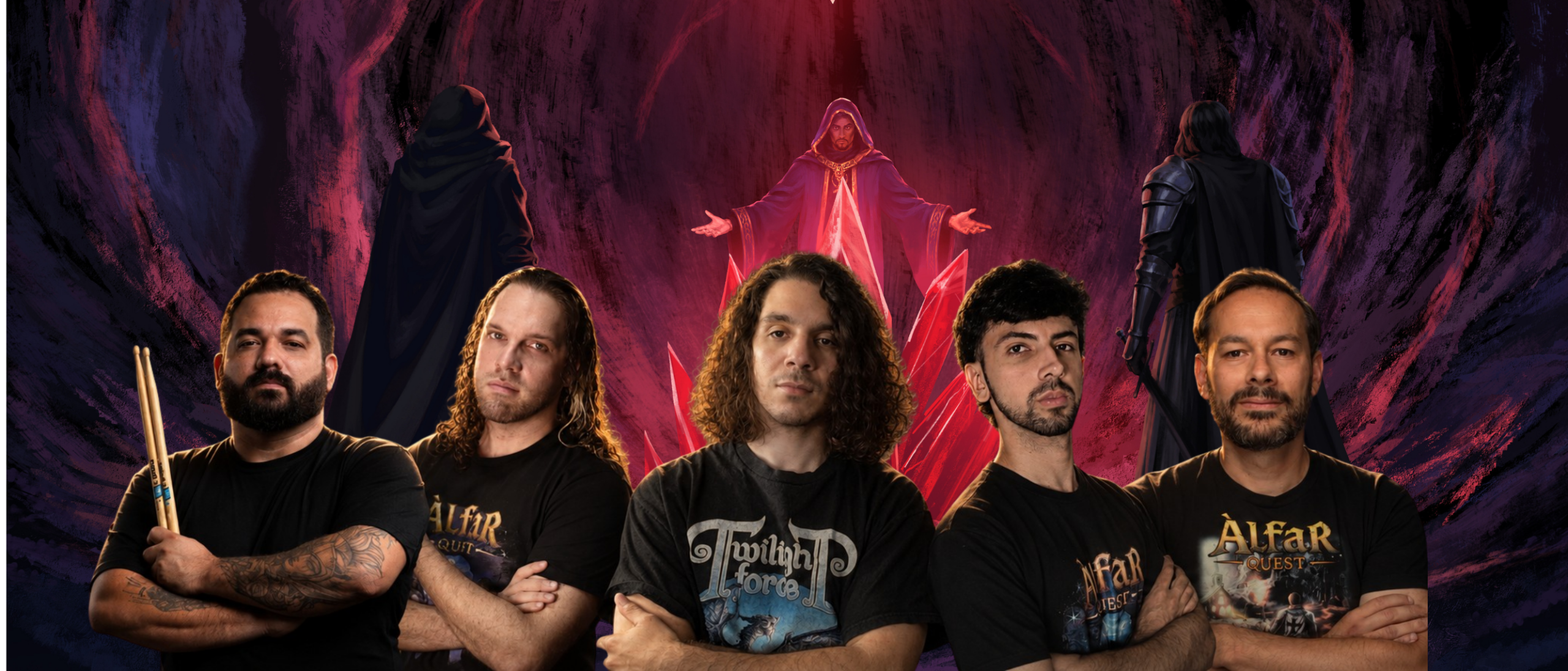 Àlfar Quest lança álbum “The Cave Beyond Time” com Fabio Lione e leva a saga ao RPG